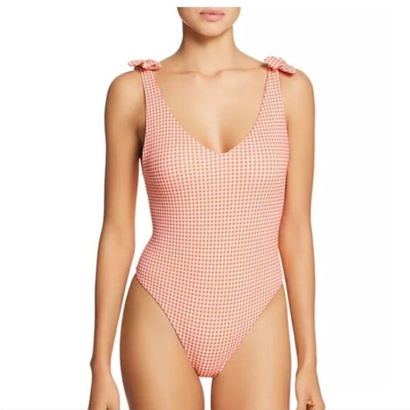 Eberjey Other - Eberjey Betty Noelle Tie Shoulders Swimsuit sz S Gingham  $169